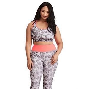 Torrid Active Skull and Rose Sports Bra 5